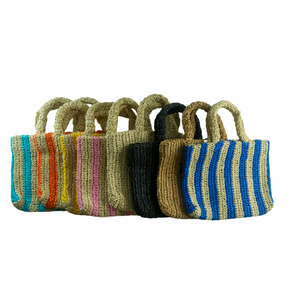 Small Striped Tote Bag - Image 5