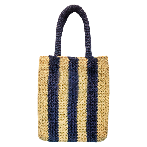 Colorful Striped Tote Bag