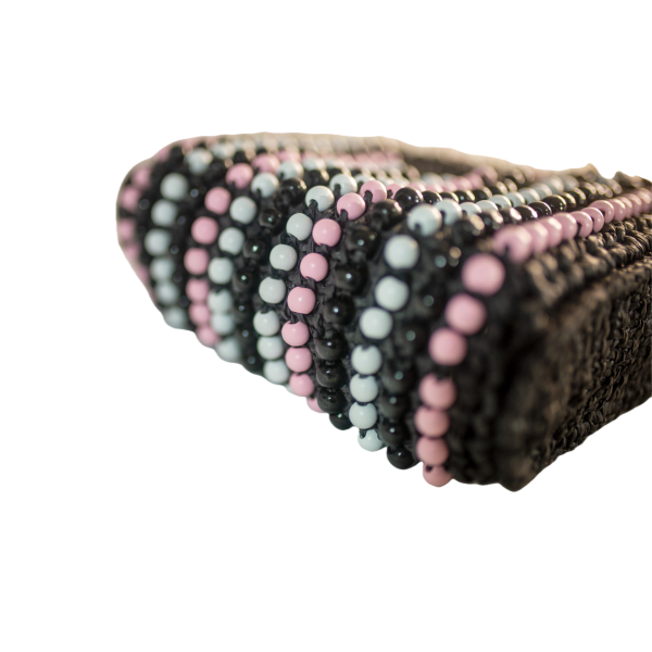 Pearl Woven Straw Bag - Image 3