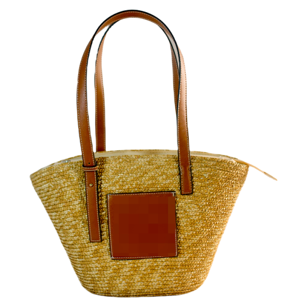 Machine-Woven Straw Bag