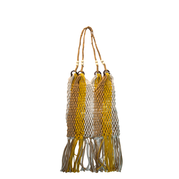 Tassel Cotton Rope Bag