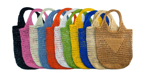 Hollow Woven Straw Bag - Image 5